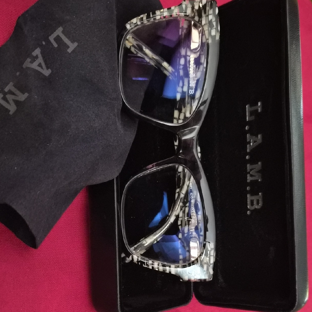 L.A.M.B. Zebra Pattern Sunglasses